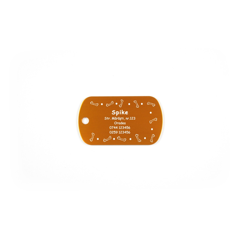 Medalion Dog-Tag personalizat