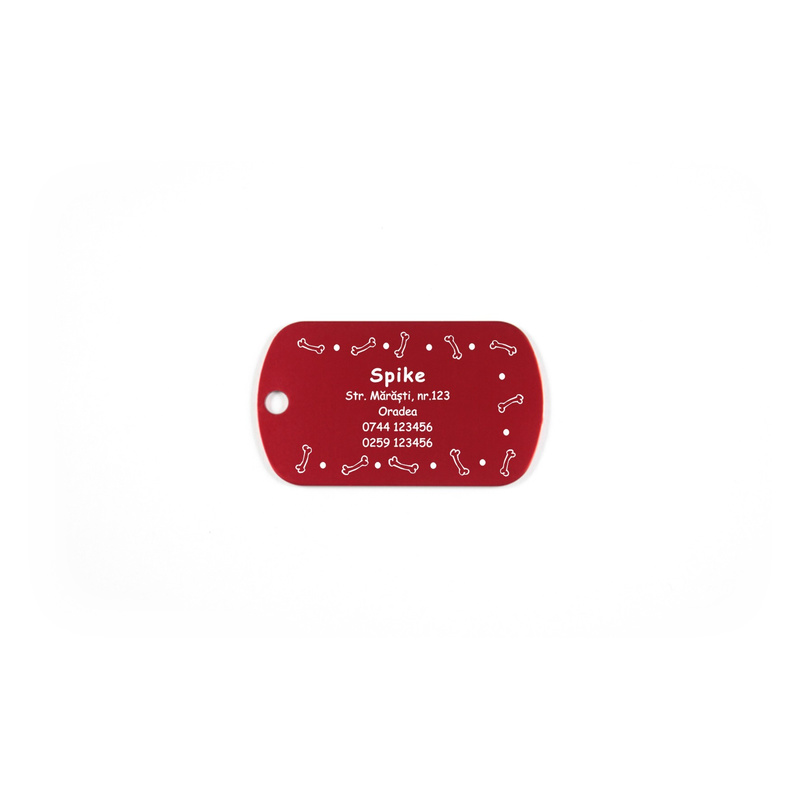 Medalion Dog-Tag personalizat