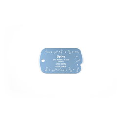 Medalion crestat Dog-Tag personalizat