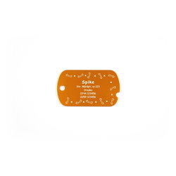 Medalion crestat Dog-Tag personalizat
